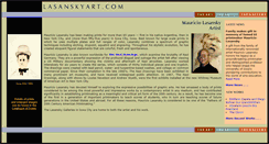 Desktop Screenshot of lasanskyart.com